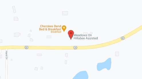 Map of the neighborhood around Meadows On Hillabee
