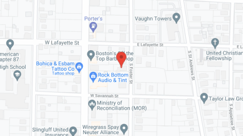 Map of the neighborhood around Gran's Home II