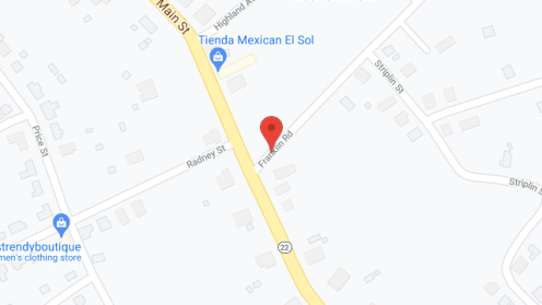 Map of the neighborhood around Williamsburg Manor