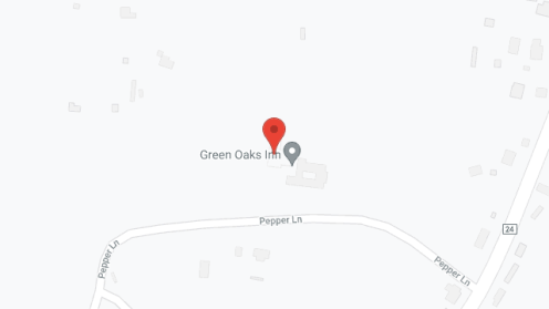 Map of the neighborhood around Green Oaks Inn