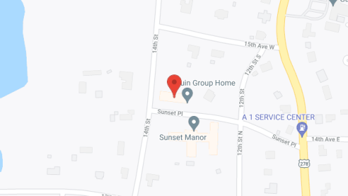 Map of the neighborhood around Sunset Estate