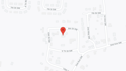 Map of the neighborhood around Southside Boarding Home