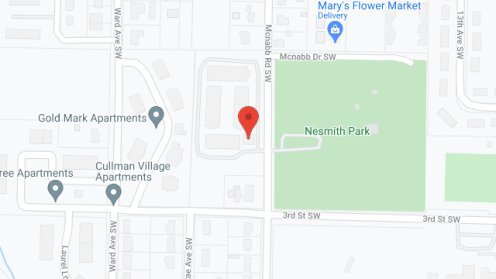 Map of the neighborhood around Nesmith Park Apartments