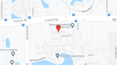 Map of the neighborhood around Shekinah Glory