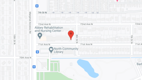 Map of the neighborhood around Theratx At Abbey