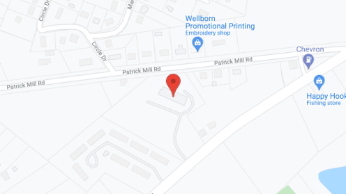 Map of the neighborhood around Winding Hollow