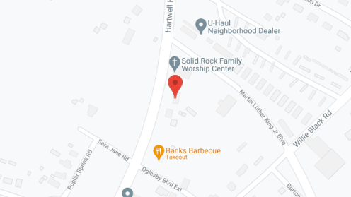 Map of the neighborhood around Hartwell Hwy Personal Care Hm