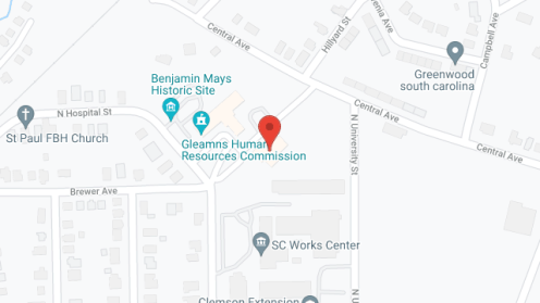 Map of the neighborhood around Brewer Boarding Home