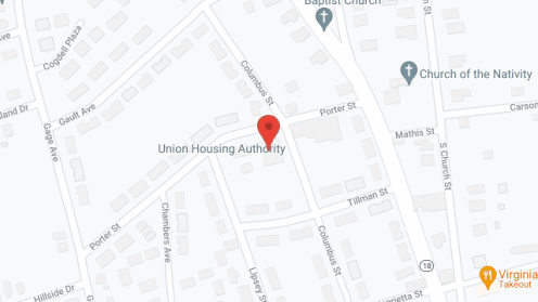 Map of the neighborhood around Union Housing Authority