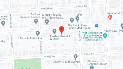 Map of the neighborhood around Woodard Community Residential