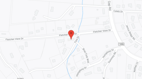 Map of the neighborhood around Fletcher View Inn