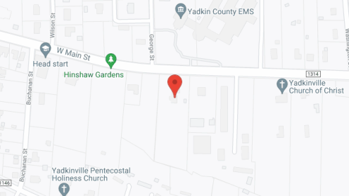 Map of the neighborhood around Helping Hands Adult Svc