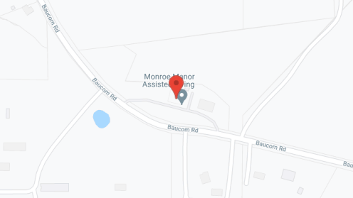 Map of the neighborhood around Monroe Manor Assisted Living