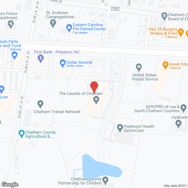 Laurels of Chatham in google map