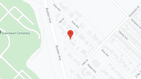 Map of the neighborhood around Buchanan's Retirement Home