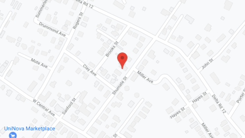 Map of the neighborhood around Kyle's Place