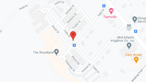 Map of the neighborhood around The Woodland
