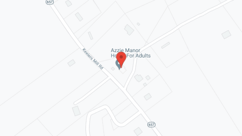 Map of the neighborhood around Harris Manor 2