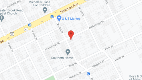 Map of the neighborhood around Woodland Heights Inc