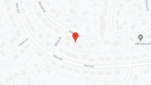 Map of the neighborhood around Johnson's Home For the Elderly