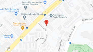 Fort Lincoln Senior Building in google map