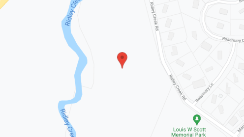 Map of the neighborhood around Brookwood Retirement Home