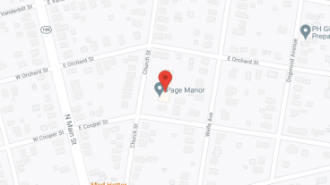 Page Manor in google map