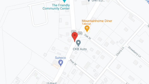 Map of the neighborhood around Oaks Senior Community