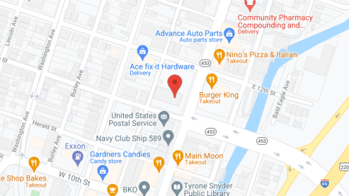 Map of the neighborhood around Pennsylvania House