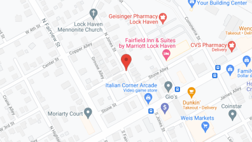 Map of the neighborhood around Probst Plaza