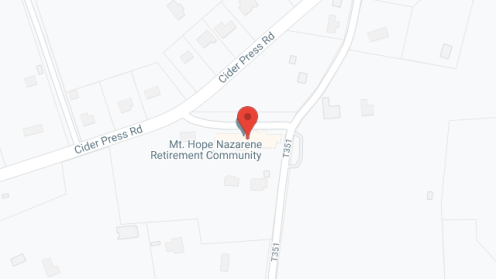 Map of the neighborhood around Mt Hope Dunkard Brethren Chr
