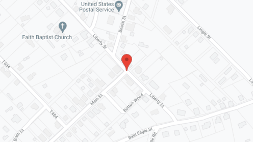 Map of the neighborhood around Cherish House