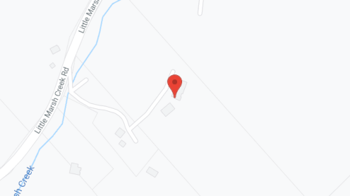 Map of the neighborhood around Whispering Pines