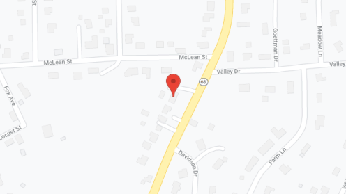 Map of the neighborhood around Country Springs