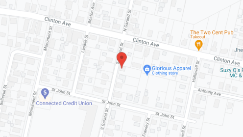 Map of the neighborhood around Winslow Place