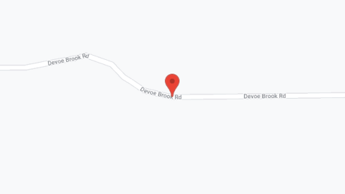 Map of the neighborhood around Devoe Brook Waiver Home