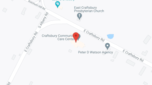 Map of the neighborhood around Craftsbury Community Care Ctr, Inc.