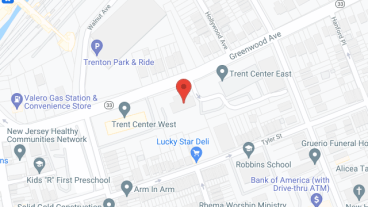 Trent Center East Apartments in google map