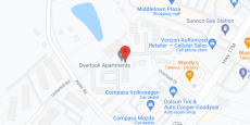 Overlook Apartments in google map