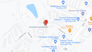 Overlook Apartments in google map
