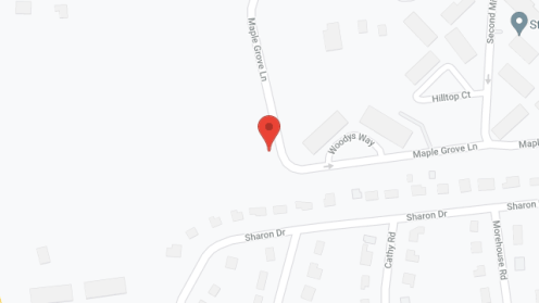 Map of the neighborhood around St Simeon II