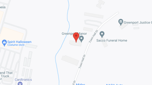 Map of the neighborhood around Greenport Manor