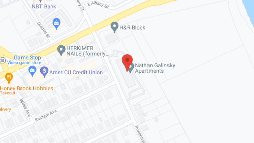 Map of the neighborhood around Nathan Galinsky Apartments