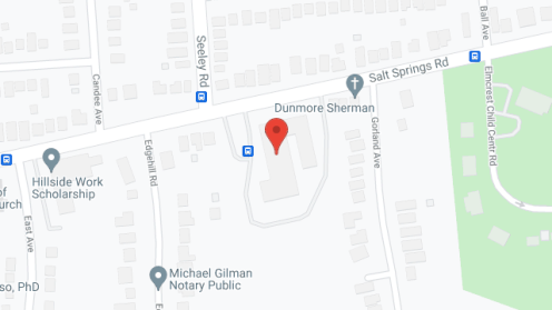 Map of the neighborhood around Brick School Terrace
