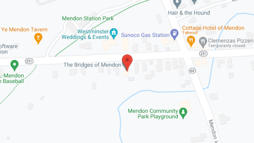 Map of the neighborhood around Bridges of Mendon