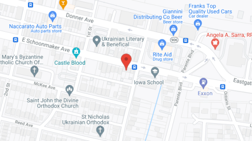 Map of the neighborhood around Eastgate Manor