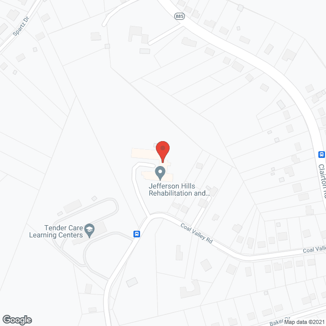 Jefferson Hills Nursing and Rehab in google map