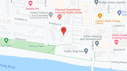 Map of the neighborhood around Knoxville Senior Housing
