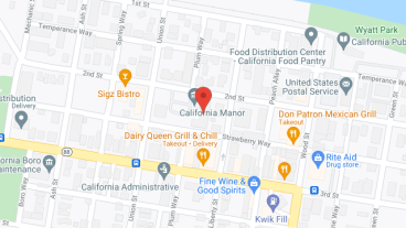 California Manor in google map