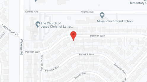 Map of the neighborhood around Olivia's Home Care